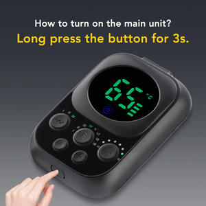 Masseur de genou chauffant et vibrant avec télécommande, coussinets pour coudes et épaules, ceinture de massage articulaire pour soulager la douleur - Product Image 5