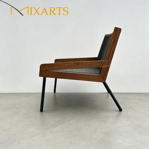 Chaise <span class=keywords><strong>de</strong></span> <span class=keywords><strong>jardin</strong></span> contemporaine <span class=keywords><strong>en</strong></span> <span class=keywords><strong>teck</strong></span> et aluminium, tressée <span class=keywords><strong>en</strong></span> rotin PE, résistante aux intempéries pour l'extérieur - Product Image 4