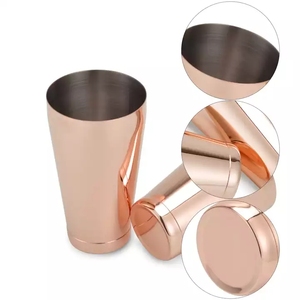 Dụng Cụ Quán Bar Bộ Bình Lắc Boston Bằng Thép Không Gỉ Trọng Lượng 18Oz + 25Oz Bộ Hộp Thiếc 2 Món - Product Image 5