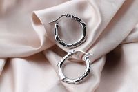 Boucles d'oreilles tendance en acier chirurgical 316L, bijoux de piercing corporel, vente en gros, boucles d'oreilles à la mode