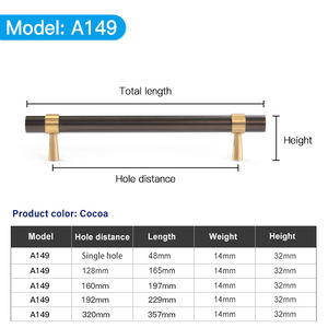 Ebay Hot Sale 128mm Alumínio T-Bar Gaveta Móveis Handle Design Moderno Gabinete Puxa para Cozinha & Quarto Dresser Use - Product Image 6