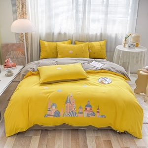 Hot Selling Ready to Ship Pink Carton 4Pcs Baby <strong>Girl</strong> Crib <strong>Bedding</strong> <strong>Set</strong> Microfiber <strong>Toddler</strong> <strong>Bedding</strong> <strong>Set</strong> - Product Image 5