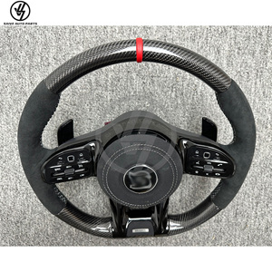 พวงมาลัยคาร์บอนไฟเบอร์แบบ B Style Upgrade พร้อมปุ่มควบคุม สำหรับรถยนต์ Mercedes Benz G-Class G Wagon W464 G63 AMG G500 G550 ปี 2019-2024 - Product Image 5