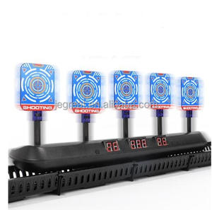 Nuovi bersagli da tiro digitali in movimento da corsa 5 bersagli giocattoli per punteggio elettronici con ripristino automatico con pista - Product Image 1