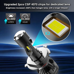 Ampoule de phare LED 12V 24V 48V 9005 HB3 9006 HB4 100W Canbus 12000LM Mini projecteur H4 H7 H8 H11 Bombillos Led Carro <span class=keywords><strong>Camion</strong></span> - Product Image 2