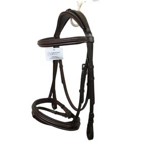 Bride anatomique la plus vendue pour chevaux en cuir Durable nouvelle bride de cheval équestre en gros - Product Image 1