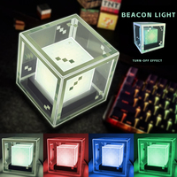 Lampe de nuit LED moderne à modèle RGB, rechargeable par USB, à changement de couleur, lampe de bureau créative, cadeau pour salle de jeux, décoration de chambre d'enfant