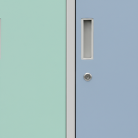Casier de rangement personnalisé à 2 niveaux et 10 portes en acier, écologique, résistant à la rouille, démontable, à poser au sol, pour étudiants et personnel, avec serrure à clé, pour vêtements de travail