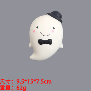 Jouet Squishy Citrouille Diable d'Halloween en Mousse PU à Remontée Lente, Anti-Stress, Jouet à Presser pour Enfants, Jouet Fidget, Vente en Gros - Product Image 6