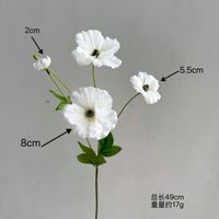 Bunga Sutra Peony Kupu-kupu Bunga Buatan Simulasi Rangkaian Bunga Meja Makan Dekorasi Rumah