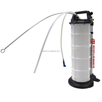 Extracteur de liquide manuel et pneumatique HUTZ 9L en plastique pour vidange d'huile de voiture, pompe de transfert d'huile moteur X3090MPD, déposeur de réservoir