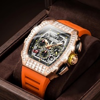 Montre mécanique de luxe ONOLA Diamond ON6826F pour homme, multifonction, sportive, étanche, lumineuse, décontractée, montre-bracelet
