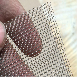 Mosquitera tejida <span class=keywords><strong>de</strong></span> acero inoxidable, malla metálica para ventana, SS 304, 316, 316L - Product Image 2