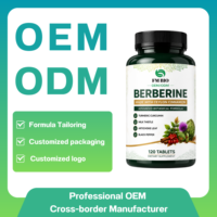 Complément Herbal Végétalien Sans OGM à Base de Berbérine et de Cannelle de Ceylan en Comprimés pour le Bien-être Intestinal et Immunitaire, Fournisseur d'Usine, Marque Privée, OEM, ODM