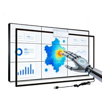 Nouvel écran tactile infrarouge externe grand format de 49 pouces avec interface USB, série professionnelle