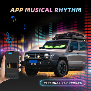 Schermo trasparente flessibile a Led impermeabile con schermo adesivo a Led demone occhio dinamico per camion altri accessori per luci auto - Product Image 3