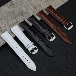 Cinturino per <span class=keywords><strong>Orologio</strong></span> in Vera Pelle di Vitello con Motivo Coccodrillo, Impermeabile, Multicolore, 14mm 18mm 20mm 22mm 24mm - Product Image 4