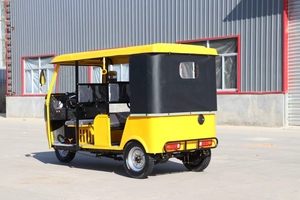 Tuk-tuk de Tres Ruedas con Toldo, Directo de Fábrica, Taxi a Batería de Tres Filas - Product Image 3