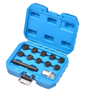 12PCS ऑटो पहिया ताला अखरोट मर्सिडीज बेंज कुंजी पेंच सॉकेट को हटाने के लिए उपकरण सेट - Product Image 2