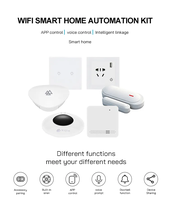Precio de fábrica personalizado Tuya Zigbee Kit de hogar inteligente Pequeño remoto Wifi Bloqueo inteligente Altavoz de voz Fabricante de sistema de alarma automática