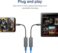 Adaptador Ethernet USB3.1 de 2.5G, 2 en 1, USB-A y USB-C a RJ45 de 2.5Gbps, Convertidor de Red de Uso Directo sin Controladores para PC y Laptop