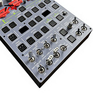 Panel Superior Delantero con Retroiluminación para Airbus A320, Módulo de Control de Cabina de Simulador de Vuelo con Iluminación IRS para MSFS2020 Xplane Fenix - Product Image 4