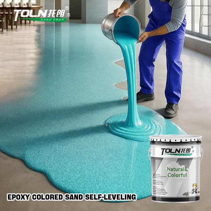 Wholesale High Gloss Marble Effect Epoxy Floor Coating Garage Paint ...