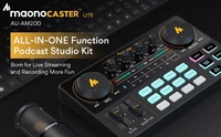 MAONOCASTER — Microphone à condensateur, fonction de charge, équipement de Podcast, mélangeur Audio en lot, cartes sonore