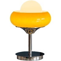 Lampe de table LED vintage en verre et fer, style européen, moderne et minimaliste, pour chambre d'enfant, chevet, bureau, au sol, style nordique Bauhaus