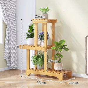 Étagère de rangement en bambou à 5 niveaux, renforcée, ventilée, moderne, durable, portable et multifonctionnelle <span class=keywords><strong>pour</strong></span> salon - Product Image 6