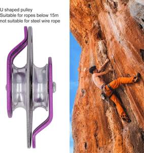 उच्च ऊंचाई 32kn मोबाइल साइड पल्ले डबल असर बाहरी चट्टान चढ़ाई बचाव उपकरण गति वंश के साथ सुरक्षा - Product Image 6