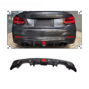 Difusor de Labio de Parachoques Trasero de Fibra de Carbono F22 con Cuatro Salidas de Escape para <span class=keywords><strong>BMW</strong></span> M235i M240i M Sport Coupé de 2 Puertas 2014-2019, Piezas de Carrocería - Product Image 1