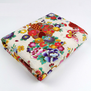 Nouveau Tissu en Coton Pur Épais Imprimé Paon Doré pour Patchwork DIY et Artisanat de Couture - Product Image 5