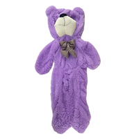 Kulit Boneka Beruang Teddy Tanpa Isi Harga Murah, Kulit Boneka Beruang dengan Pita, Boneka Beruang Kulit Lembut Custom