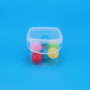 Factory Wholesale Clear <strong>Plastic</strong> 5L Bucket Drums Pails <strong>Barrels</strong> Round Shape Recyclable Lids Transparent Packaging Customized - Product Image 6