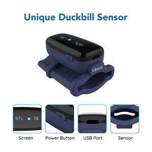 Wellue oxyfit ngón tay xung oximeters Bluetooth SpO2 cảm biến có thể sạc lại xung Oximeter với bộ nhớ - Product Image 2