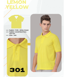 Lightweight Spun Pique T Shirt For Men Air <b>Tex</b> Fabric 240 GSM Breathable Soft Cotton Everyday Comfort And Style - Product Image 3