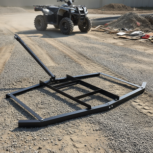 Herse à chenilles en acier pour ATV/UTV, 74 pouces, avec barre de remorquage, modèle D0100XUYD9A, pour gravier et terre - Product Image 2