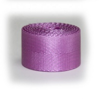 Sangle en nylon jacquard élastique de haute qualité, couleur violet clair, 1 pouce, 1,2 pouce, 1,5 pouce, motif chevrons, pour sacs