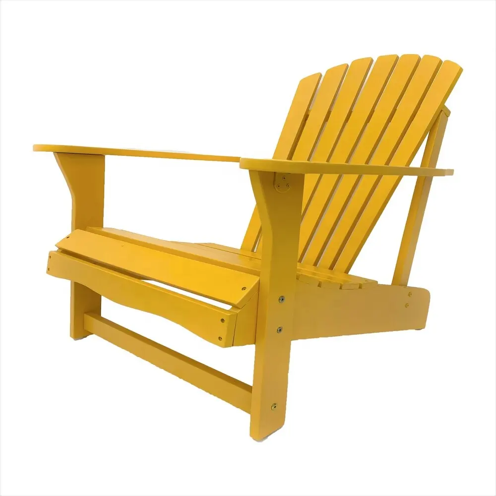 En iyi kalite yeni ürün özelleştirilmiş renk Adirondack sandalye Acacia ahşap bahçe, plaj, Yard, veranda, çim
