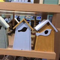 Nichoir Classique de Luxe Moderne en Bois pour Oiseaux - Maison d'Extérieur Toutes Saisons pour Animaux