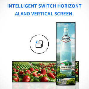19 23.1 24 28 36 37 43 pollici LCD Bar Display Ultra ampio ripiano interno bordo pubblicità schermo Android Stretch Bar Digital Signage - Product Image 5