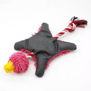 Juguete de Peluche para Perro con Forma de Pato, Resistente a Mordidas, con Sonido y Papel Chirriante en el Interior, de Alta Calidad - Product Image 3