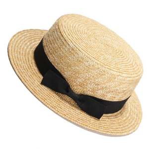 Chapeau de paille décontracté avec nœud décoratif pour femme, idéal pour la plage, les vacances, la vie quotidienne et la protection solaire - Product Image 3