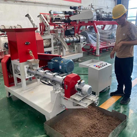 Machine extrudeuse de granulés d'aliments pour poissons/animaux de compagnie LM80, 200~300 kg/h, machine de fabrication d'aliments flottants pour poissons, à vendre, fabricant