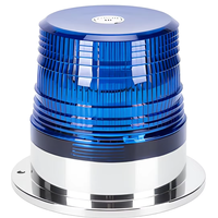 Feux de signalisation LED étanches 12V-24V ronds en vrac, clignotants ambre pour chariots élévateurs, tracteurs, bus, véhicules industriels et équipements de jeu
