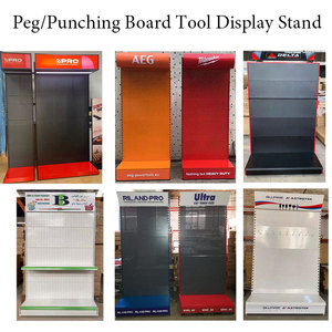 Chiều Cao Điều Chỉnh Trung Quốc POP Phần Cứng Cửa Hàng Công Cụ Kim Loại Tầng Hiển Thị Khán Đài <span class=keywords><strong>Pegboard</strong></span> Hiển Thị Rack - Product Image 4