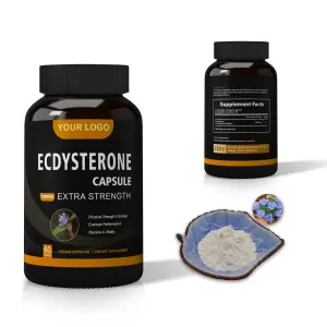 Suplemento alimenticio beta ecdisterona cápsulas 500mg 1000mg ecdisterona cápsulas