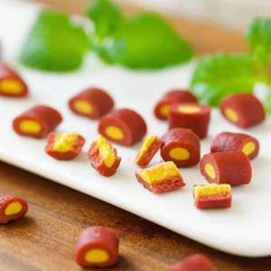 Friandises pour chiens Offre Spéciale d'usine boeuf séché avec supplément de calcium à base de jaune d'oeuf beauté-fourrure - Product Image 2