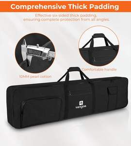 Muestra Gratuita, Funda para Teclado de Piano de 61 Teclas, Funda Portátil para Teclado de Piano, Bolsa Acolchada para Teclado de 61 Notas - Product Image 6